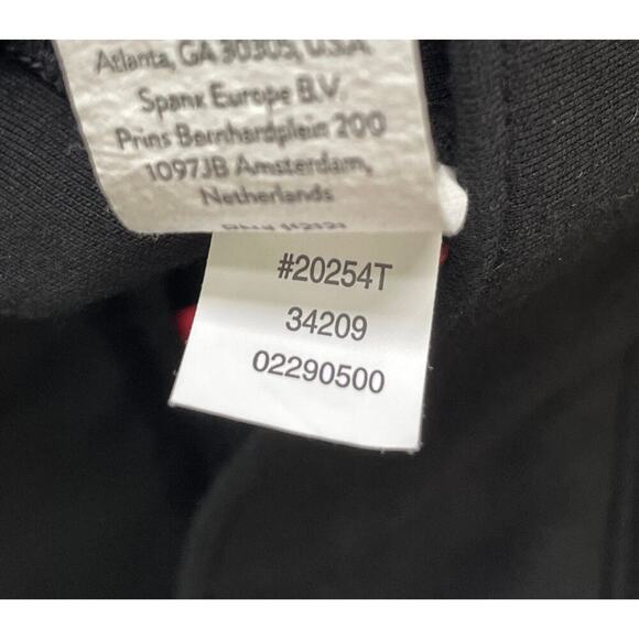 SPANX Smooth Perfect Fit Ponte Slim Straight Pants Black Large Tall - Picture 15 of 15